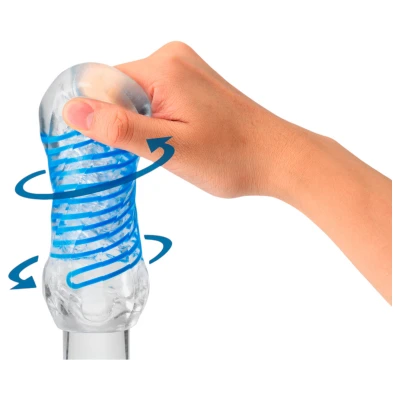 TENGA Spinner DX - maszturbátor férfiaknak (átlátszó)
