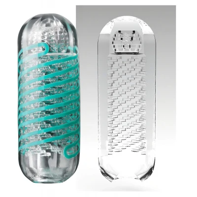 TENGA Spinner Pixel - maszturbátor férfiaknak (átlátszó)