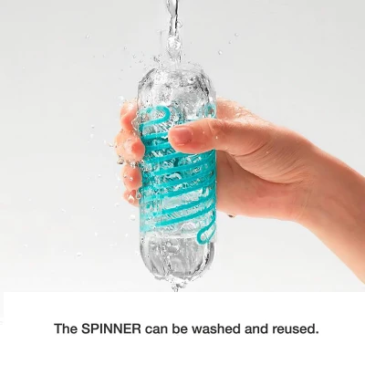 TENGA Spinner Tetra - maszturbátor férfiaknak (átlátszó)