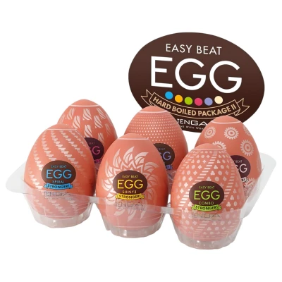 TENGA - Stronger tojás maszturbátor szett férfiaknak - 6 db