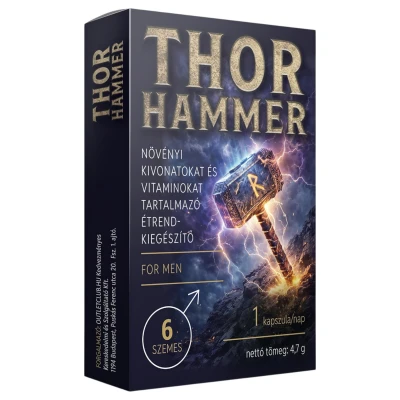 Thor Hammer - étrend-kiegészítő kapszula férfiaknak (6 db)