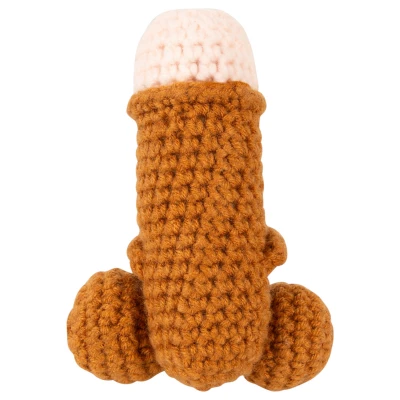 Tiny Penis Positivity Booster - horgolt vicces péniszfigura