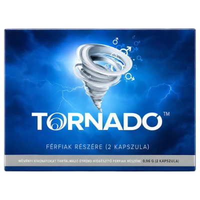 Tornado - sáfrány tartalmú étrend-kiegészítő kapszula férfiaknak (2 db)