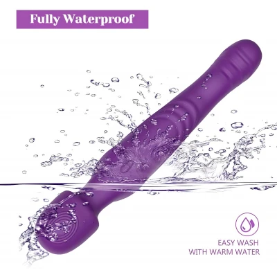 Tracy's Dog Wand - pulzáló masszírozó vibrátor (lila)