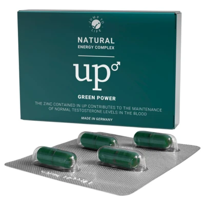 Up Green Power - étrend-kiegészítő kapszula férfiaknak (4 db)