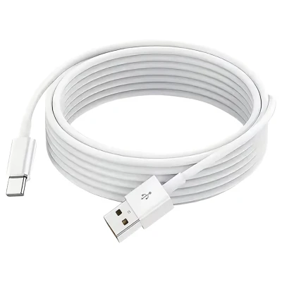 USB Type-C töltőkábel vibrátorhoz és szexjátékokhoz (fehér)