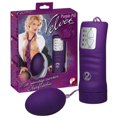 You2Toys - velvet bársonyos vibrotojás (lila)