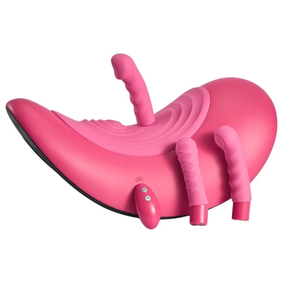 VibePad Rideon - pulzáló G-pont és csiklóizgató hinta (pink)