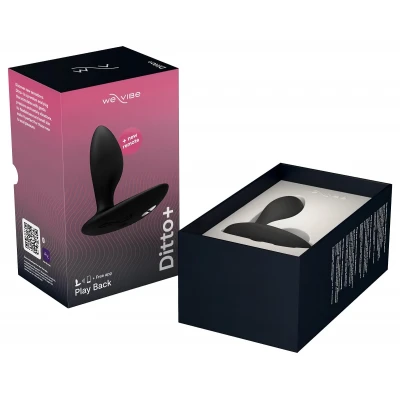 We-Vibe Ditto+ - app-vezérelt anál vibrátor (fekete)