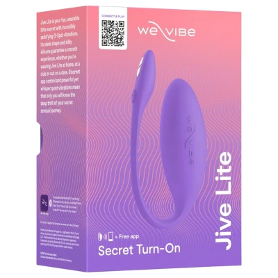 We-Vibe Jive Lite - hordható app-vezérelt vibrotojás (lila)