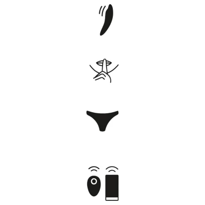 We-Vibe Moxie+ - hordható, app-vezérelt csiklóizgató vibrátor (fekete)