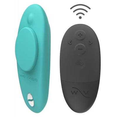 We-Vibe Moxie+ - hordható, app-vezérelt csiklóizgató vibrátor (türkiz)