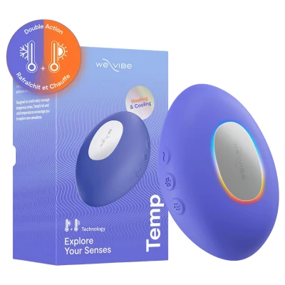 We-Vibe Temp - hűtő-melegítő csiklóizgató vibrátor (kék)