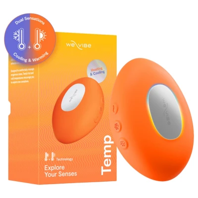 We-Vibe Temp - hűtő-melegítő csiklóizgató vibrátor (narancs)