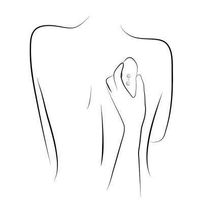 We-Vibe Touch X - akkus, vízálló csikló vibrátor (korall)