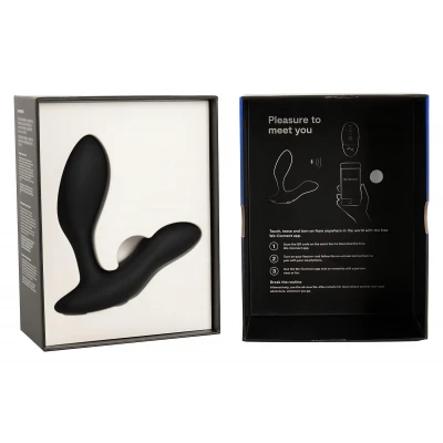 We-Vibe Vector+ - app-vezérelt prosztata masszírozó anál vibrátor (fekete)