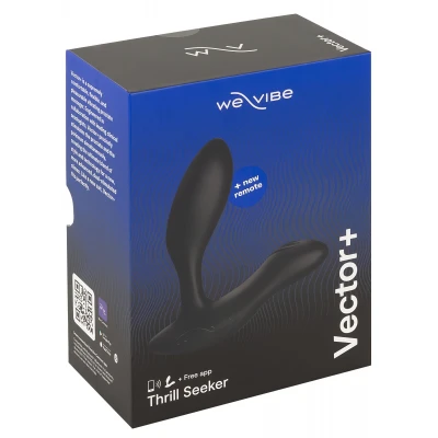 We-Vibe Vector+ - app-vezérelt prosztata masszírozó anál vibrátor (fekete)