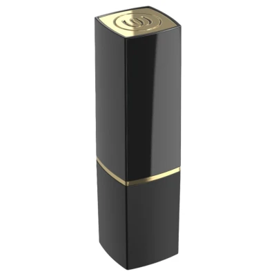 Womanizer Beauty - rúzs alakú léghullámos csiklóizgató (fekete)