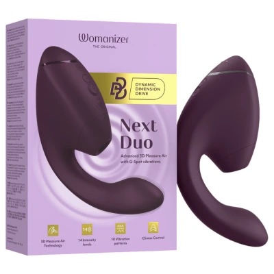 Womanizer Next Duo - 2in1 G-pont vibrátor (lila)