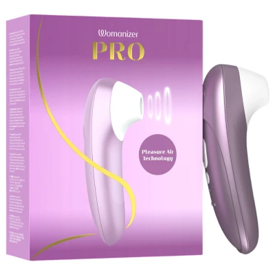 Womanizer Pro - léghullámos csiklóizgató (lila)