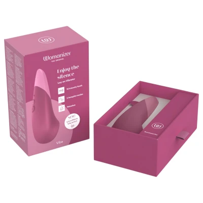 Womanizer Vibe - csikló vibrátor, csiklóizgató (pink)