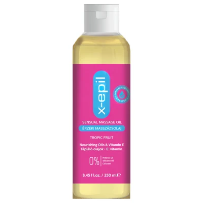 X-Epil Érzéki masszázsolaj trópusi illattal (250 ml)