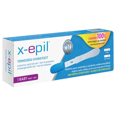 X-Epil - vizeletsugaras terhességi gyorsteszt toll (1 db)