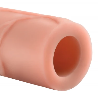 Pipedream - X-TENSION Perfect 1 - élethű péniszköpeny (17,7 cm, testszínű)