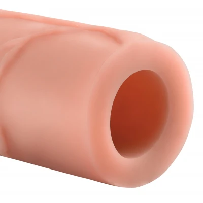 Pipedream - X-TENSION Perfect 2 - élethű péniszköpeny (20,3 cm, testszínű)
