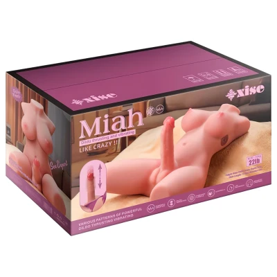 XISE Miah Lady Boy - vibrációs torzó lökő funkcióval maszturbátor
