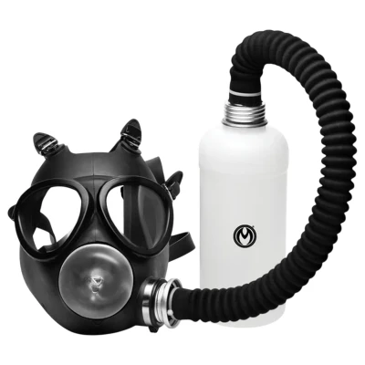 XR Brands - 2in1 szopó maszk és aromainhalátor (fekete)