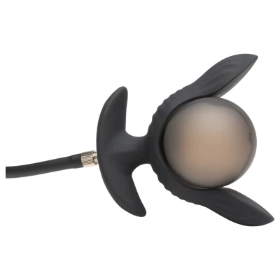 XR Brands - felpumpálható vibrációs anál plug (fekete)