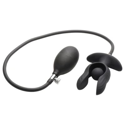 XR Brands - felpumpálható vibrációs anál plug (fekete)