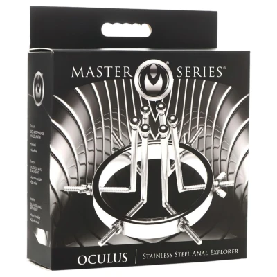 XR Brands Oculus - rozsdamentes acél tágító (ezüst)
