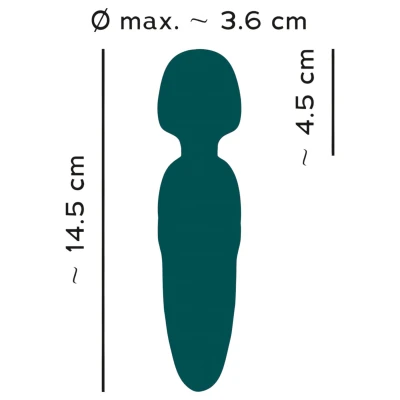 You2Toys Petite - akkus wand masszírozó vibrátor (zöld)