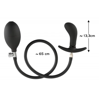 You2Toys - pumpálható anál tágító plug (fekete)