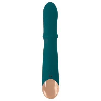 You2Toys Thumping Rabbit - gyűrűs, csiklókaros vibrátor (türkiz)