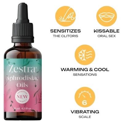 Zestra - bizsergető-melegítő afrodiziákum olaj nőknek (15 ml)