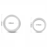 2in1 makk tréning- és késleltetőgyűrű a korai magömlés ellen (2 db)