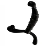 Addicted Toys - prosztata masszírozó és gátizgató dildó (fekete, 11,3 cm)