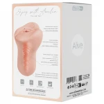 Alive Amelia S - műpunci maszturbátor férfiaknak (testszínű)