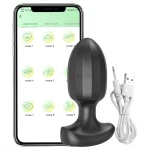 AlvUp - App-vezérelt análvibrátor (fekete)