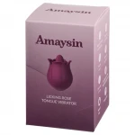 Amaysin - nyelves rózsa csiklóvibrátor, csiklóizgató (lila)
