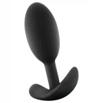Anal Adventures Platinum M - anál plug (fekete, közepes)