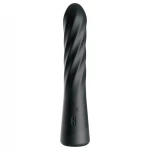 Anal Fantasy Twist Ecstasy - forgó-lökő anál vibrátor (fekete)