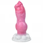 Animalorny Buldog - kutya pénisz dildó - 17 cm (pink)