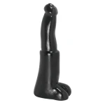 AnimHole Bull - bika pénisz dildó - 25 cm (fekete)