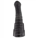 AnimHole Djumbo - elefánt ormány dildó - 18 cm (fekete)