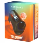 Arcwave Air - léghullámos, nyújtható akkus maszturbátor (fekete)