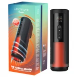 Arcwave Thruster - lökő és forgó automata maszturbátor (fekete)